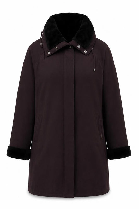 NITUSCH Womens Purple   Jacket Coat Size L