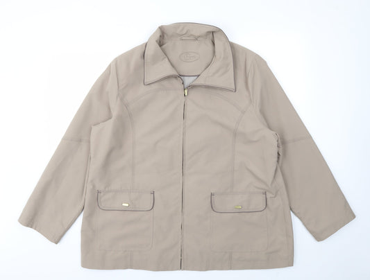 BM Womens Beige   Jacket Coat Size L