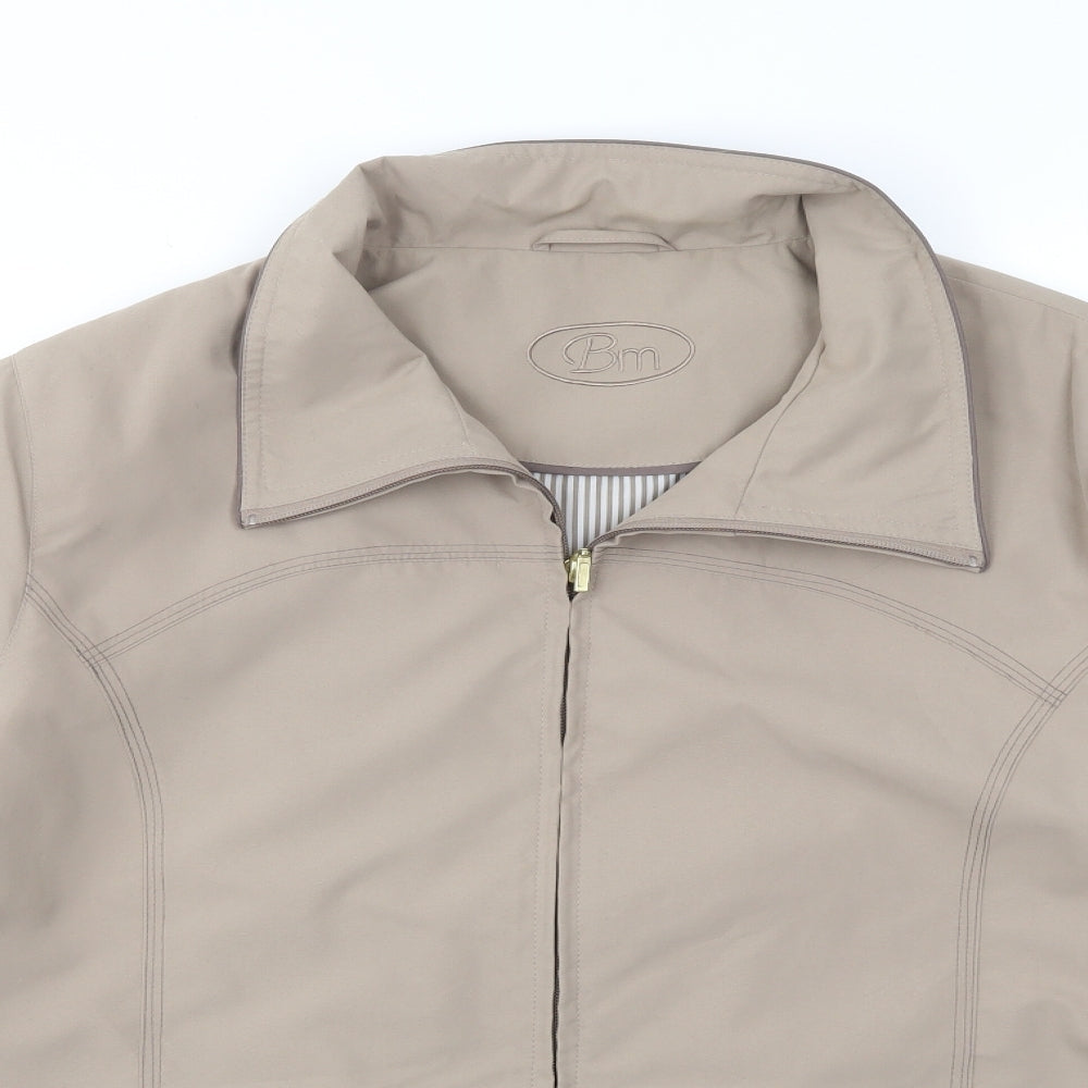 BM Womens Beige   Jacket Coat Size L