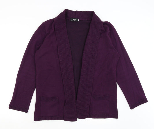 ME Womens Purple   Cardigan Jumper Size M