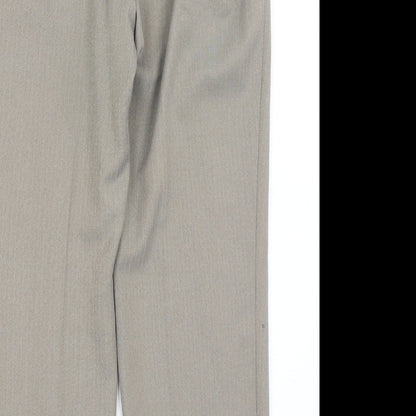 Marks & Spencer Womens Grey   Trousers  Size 10 L25 in