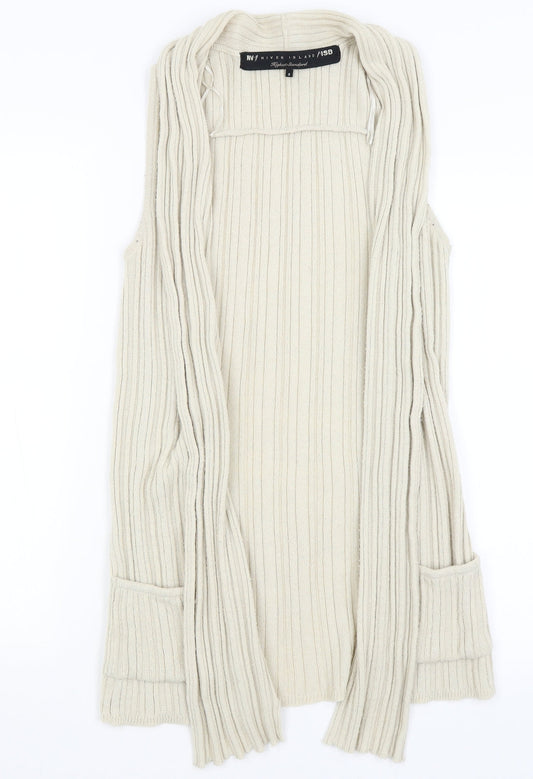 River Island Womens Ivory   Vest Jumper Size 8