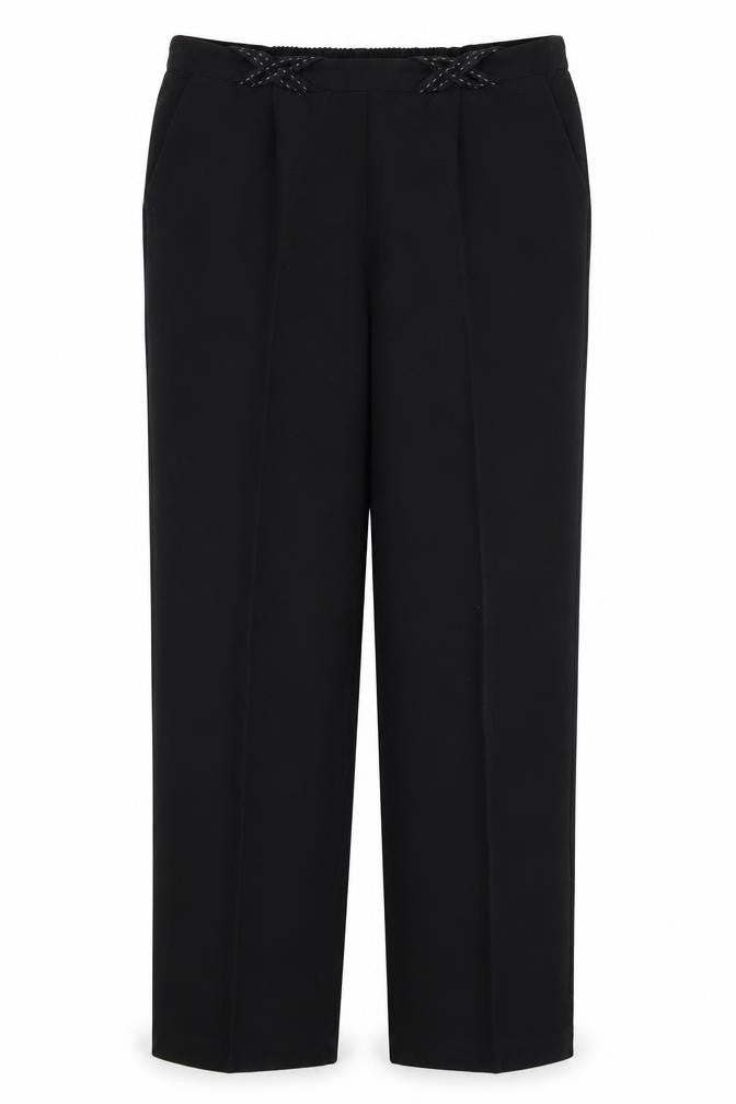 Bonmarché Womens Black Trousers Size 12 L28 in