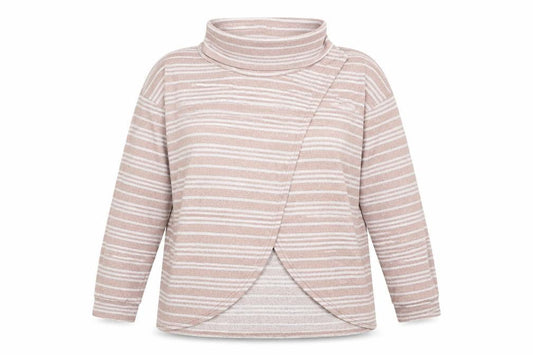 Tu Womens Pink Striped  Pullover Jumper Size 12