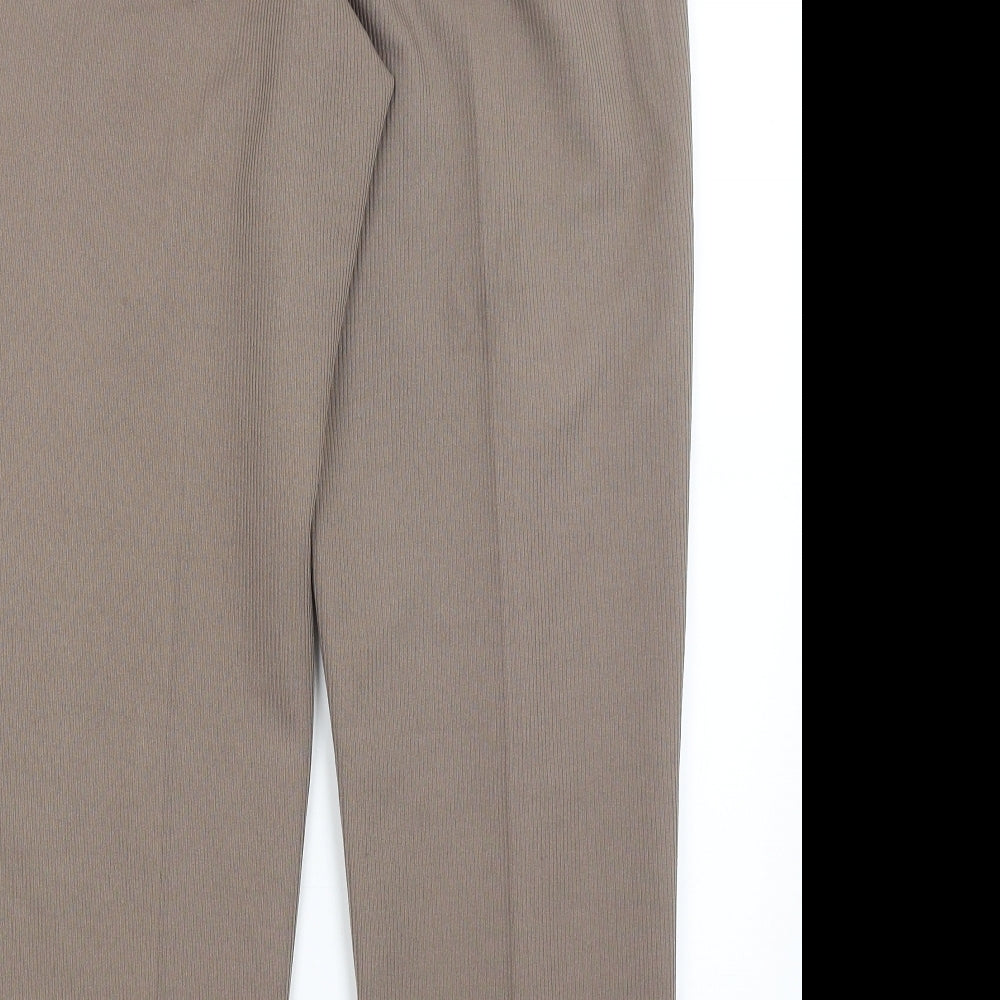 Paula W Womens Brown   Trousers  Size 18 L29 in