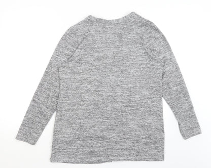 New Look Womens Grey   Cardigan Jumper Size 16