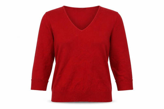 Bonmarché Womens Red Pullover Jumper Size M