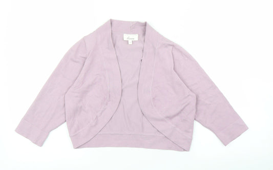 Linea Womens Purple   Cardigan Jumper Size M