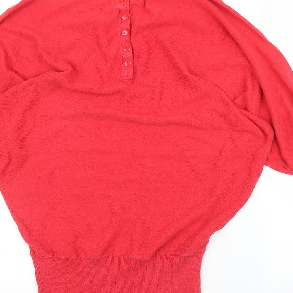 Debenhams Womens Red   Pullover Jumper Size 10