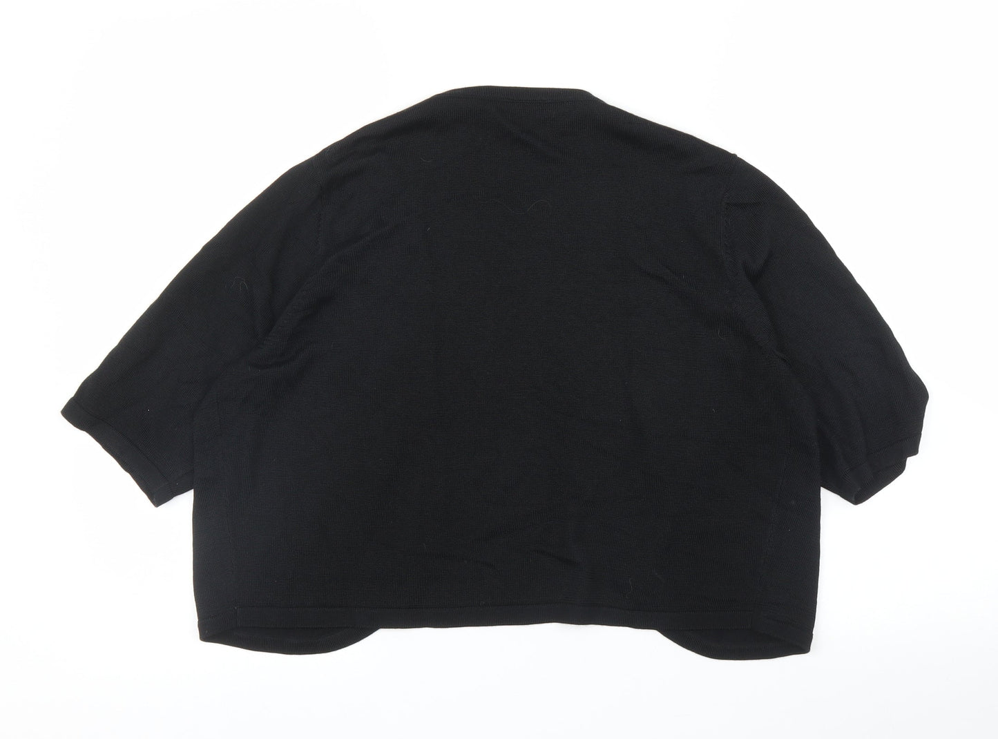 Agenda Womens Black   Cardigan Jumper Size 16