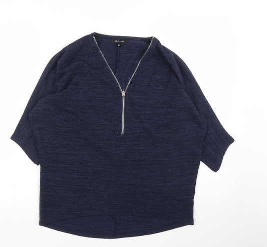 New Look Womens Blue   Pullover Jumper Size S