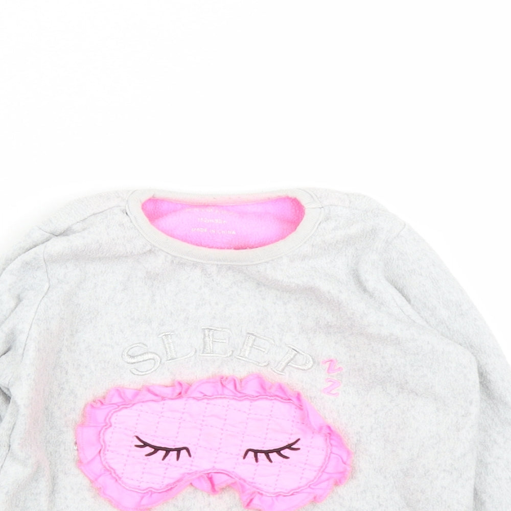 Primark Girls Grey   Pullover Jumper Size 18-24 Months  - PJ top