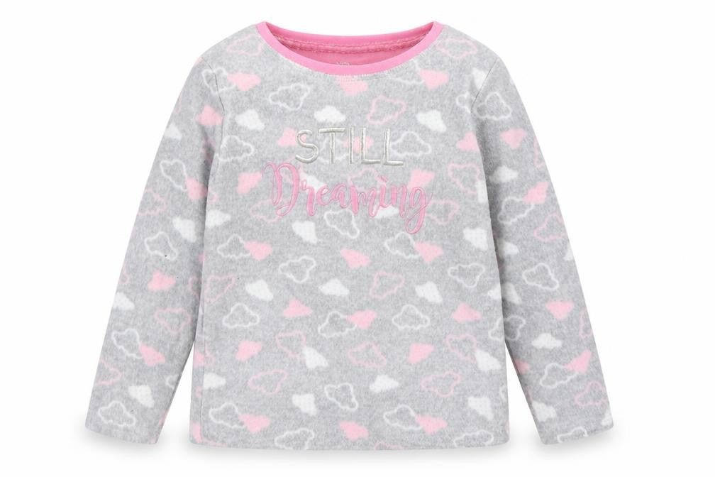 Primark Girls Grey  Fleece Pullover Jumper Size 7 Years  - PJ top