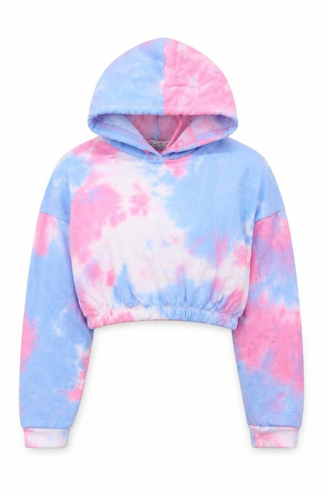 By Clara Womens Purple   Pullover Hoodie Size S  - Tie-Dye