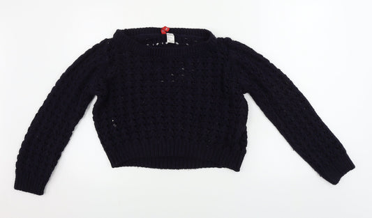 H&M  Womens Blue   Pullover Jumper Size 10
