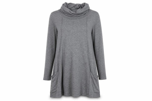 voules vous Womens Grey   Jumper Dress  Size M