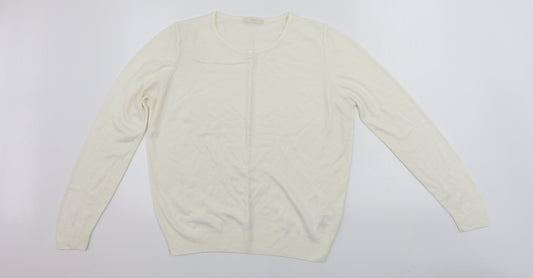 Marks and Spencer  Womens Ivory   Pullover Jumper Size 14