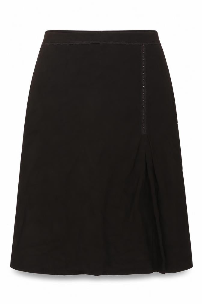 yashan Womens Brown   A-Line Skirt Size 36 in