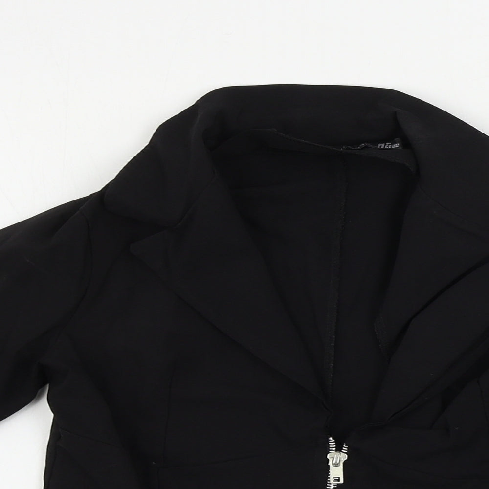I SAW IT FIRST  Womens Black   Jacket Coat Size 10