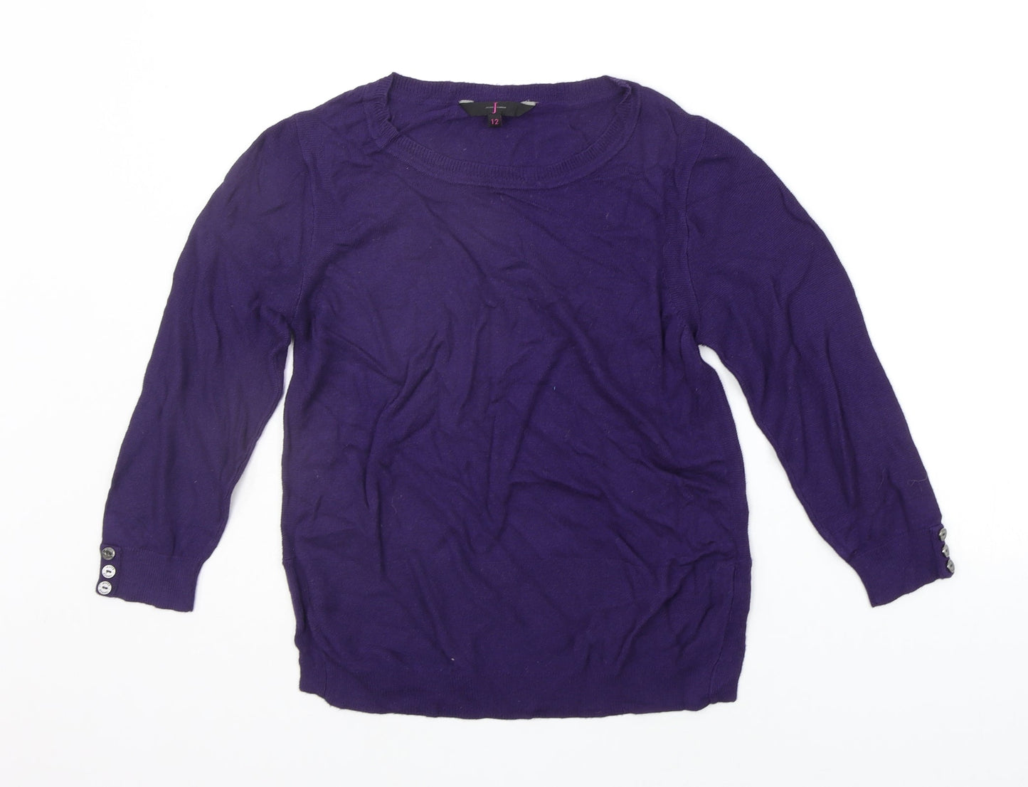 JASPER CORAN Womens Purple   Pullover Jumper Size 12