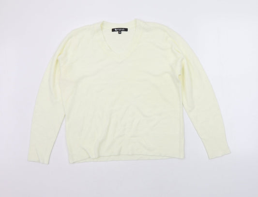 ORIGINALS Womens Yellow   Pullover Jumper Size 16
