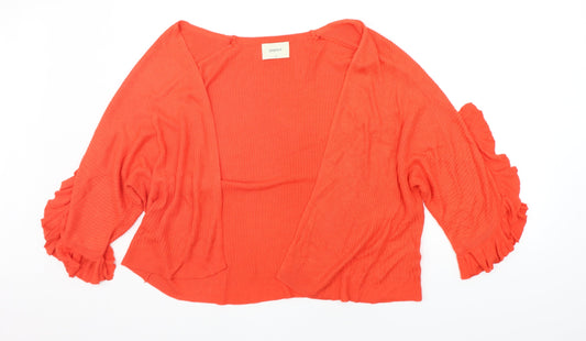 Matalan Womens Orange   Cardigan Jumper Size S