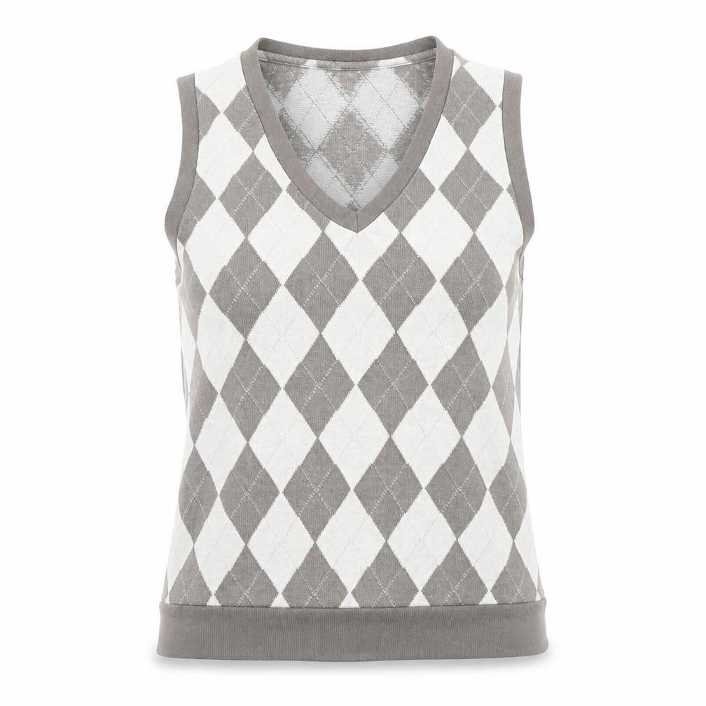 folded&hung Womens Grey Geometric  Pullover Jumper Size M