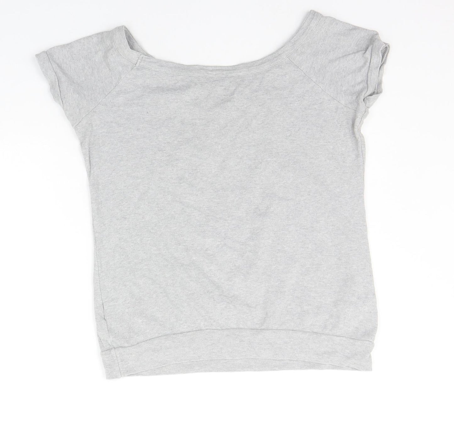 NEXT Womens Grey Houndstooth  Basic T-Shirt Size 10