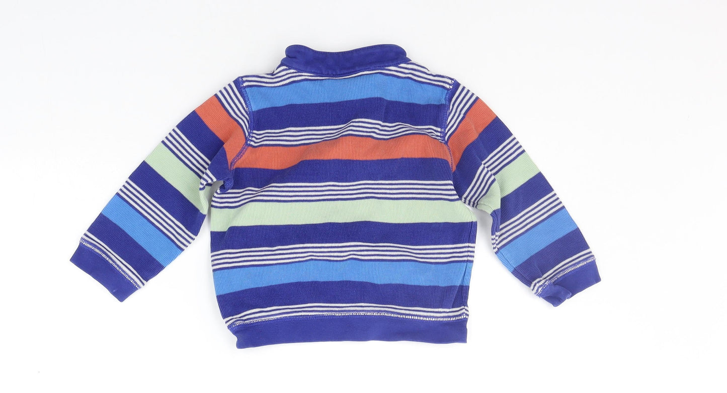 Gymboree Girls Blue Striped  Pullover Jumper Size 3 Years