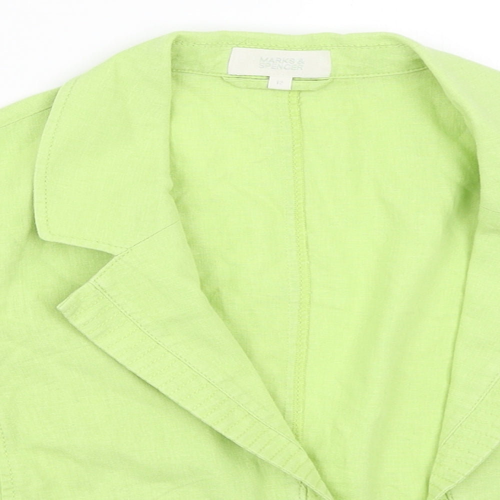 Marks & Spencer Womens Green   Jacket  Size 12