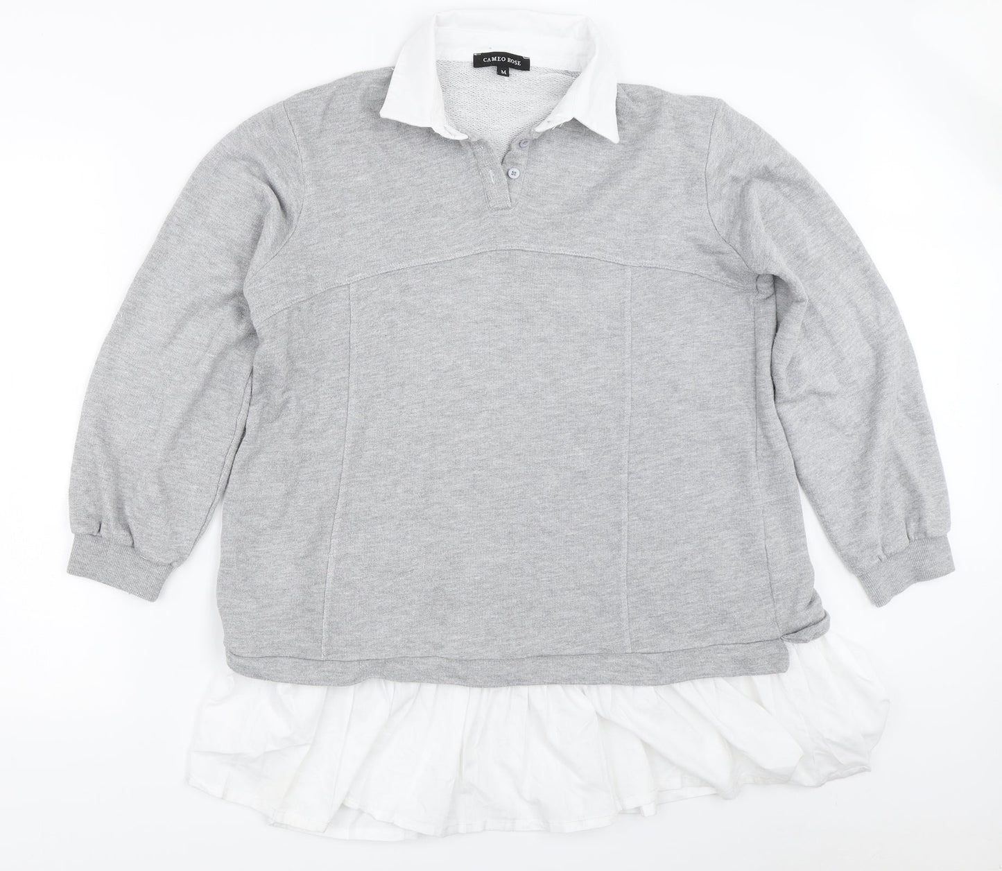 New Look Womens Grey   Pullover Sweatshirt Size M