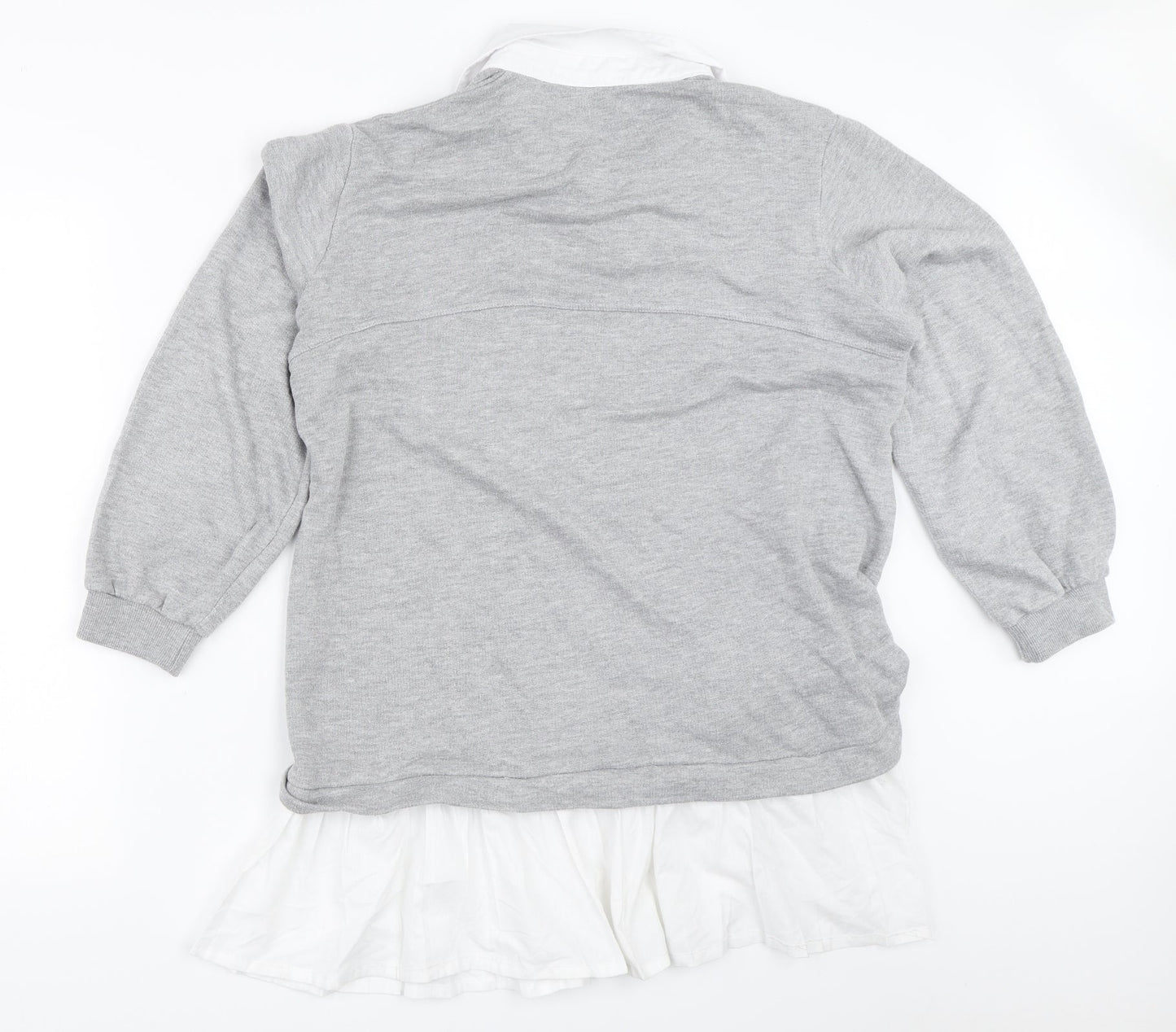 New Look Womens Grey   Pullover Sweatshirt Size M