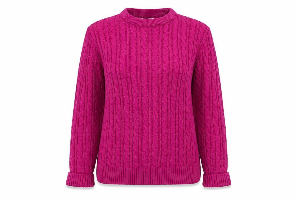 Lizzie Clark Womens Purple   Pullover Jumper Size S
