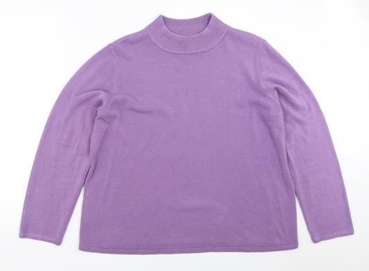 BM Womens Purple   Pullover Jumper Size L