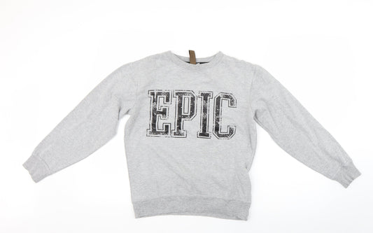 urban 65 Girls Grey   Pullover Sweatshirt Size 11-12 Years