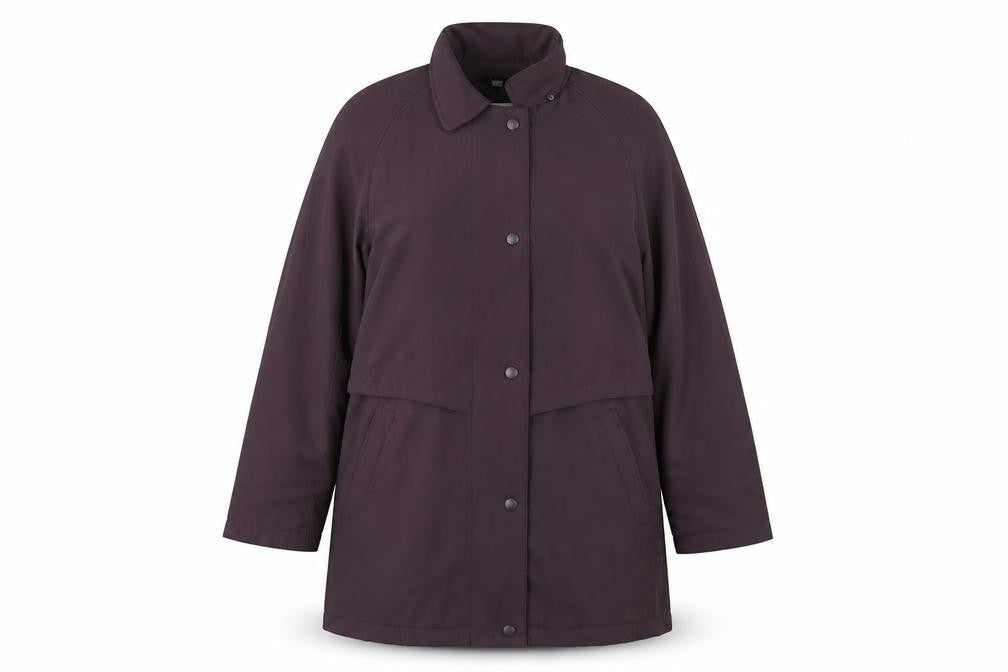dannimac Womens Purple   Quilted Coat Size S