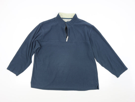 PACO Mens Blue   Henley Jumper Size M