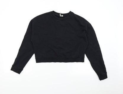 ASOS Womens Black   Pullover Sweatshirt Size 12