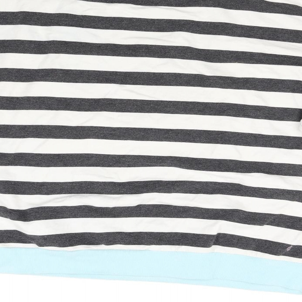 Pete Panda Womens Multicoloured Striped  Top Pyjama Top Size 14