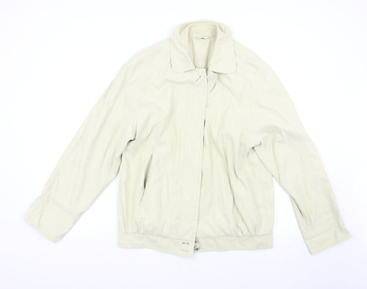 Telemac Mens Beige   Bomber Jacket Jacket Size L