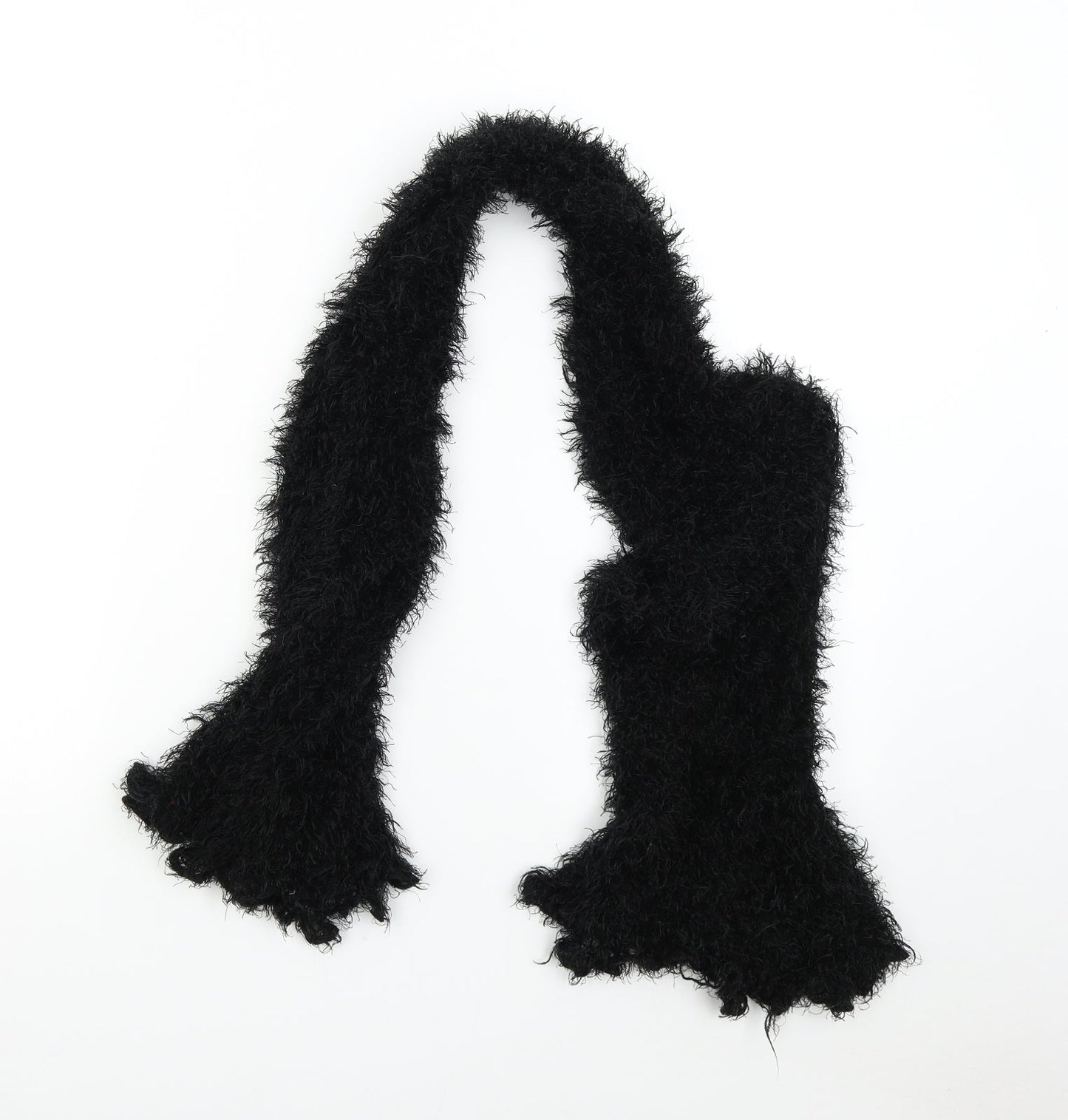 Preworn Womens Black    Scarf