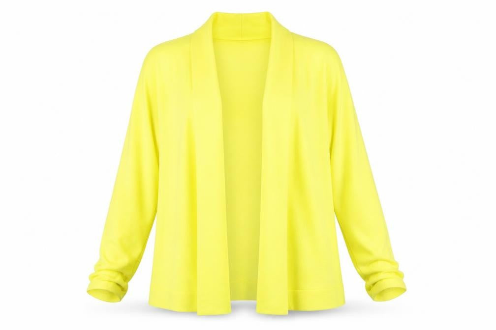 89th + Madison Womens Yellow  Knit Cardigan Jumper Size L