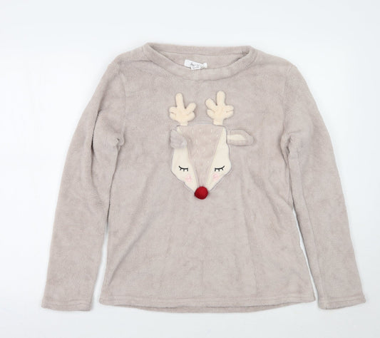 Love to lounge Womens Beige   Top Pyjama Set Size S  - Christmas