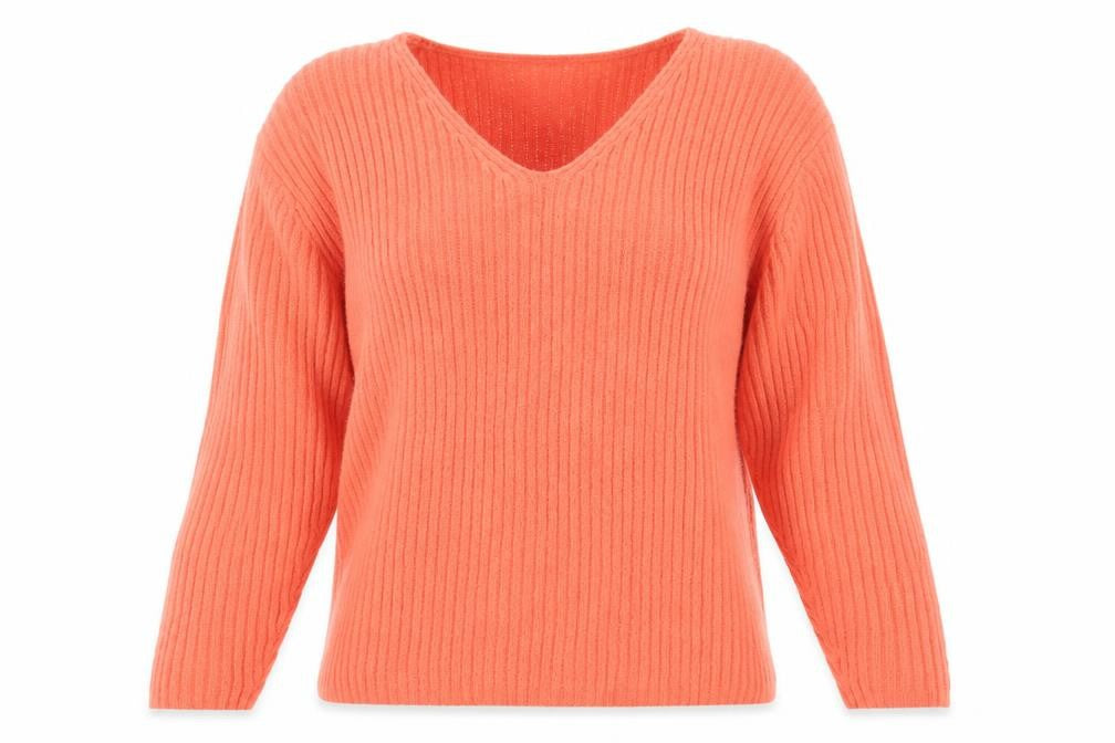 Bonmarché Womens Orange Pullover Jumper Size M