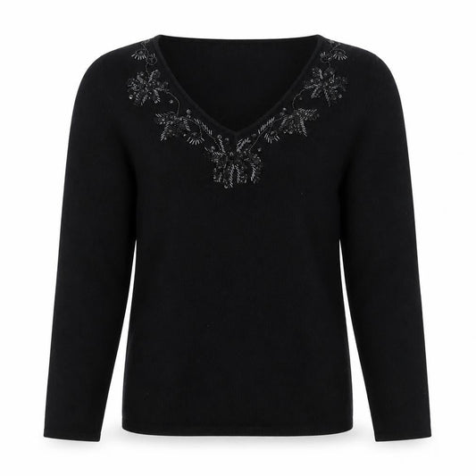 Next Womens Black   Pullover Jumper Size 10