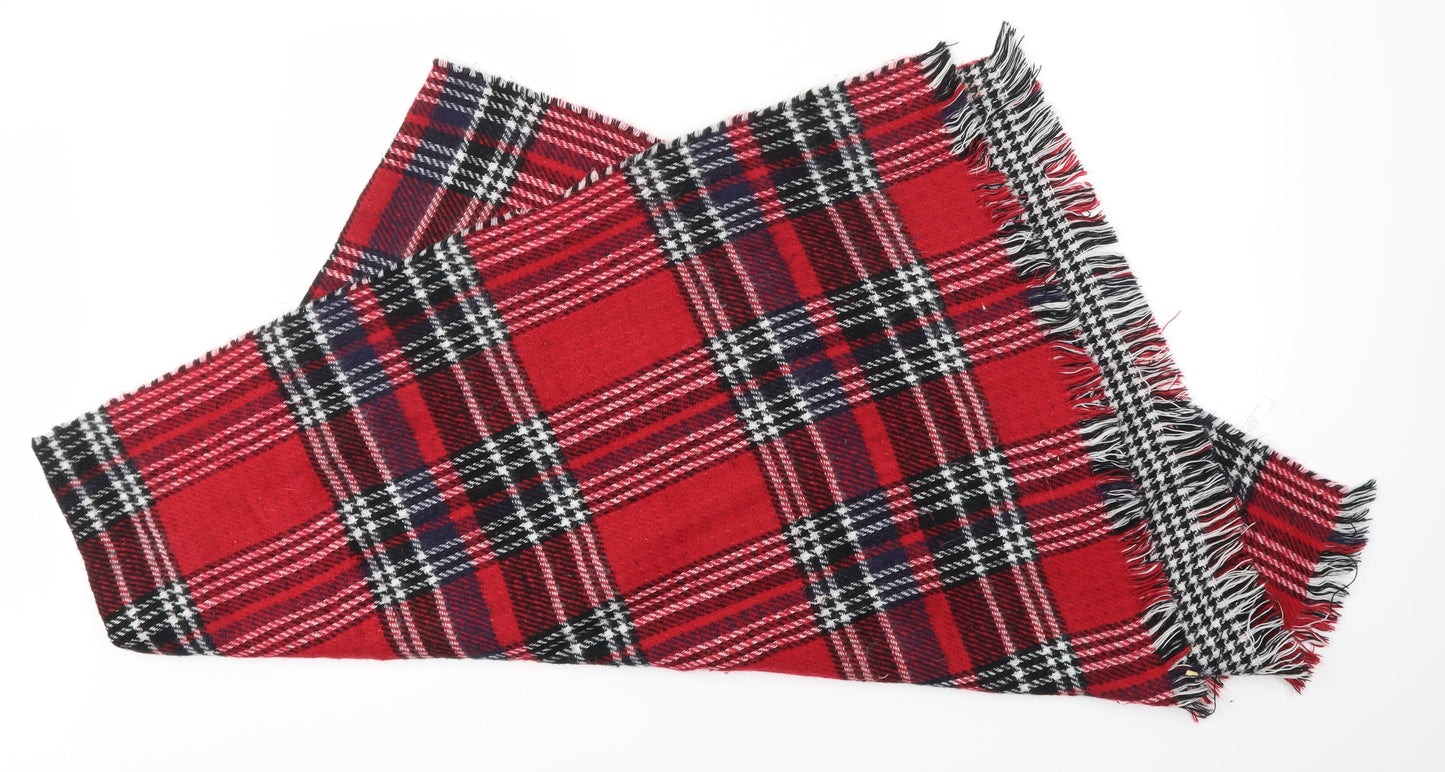 Primark Unisex Red Check   Scarf