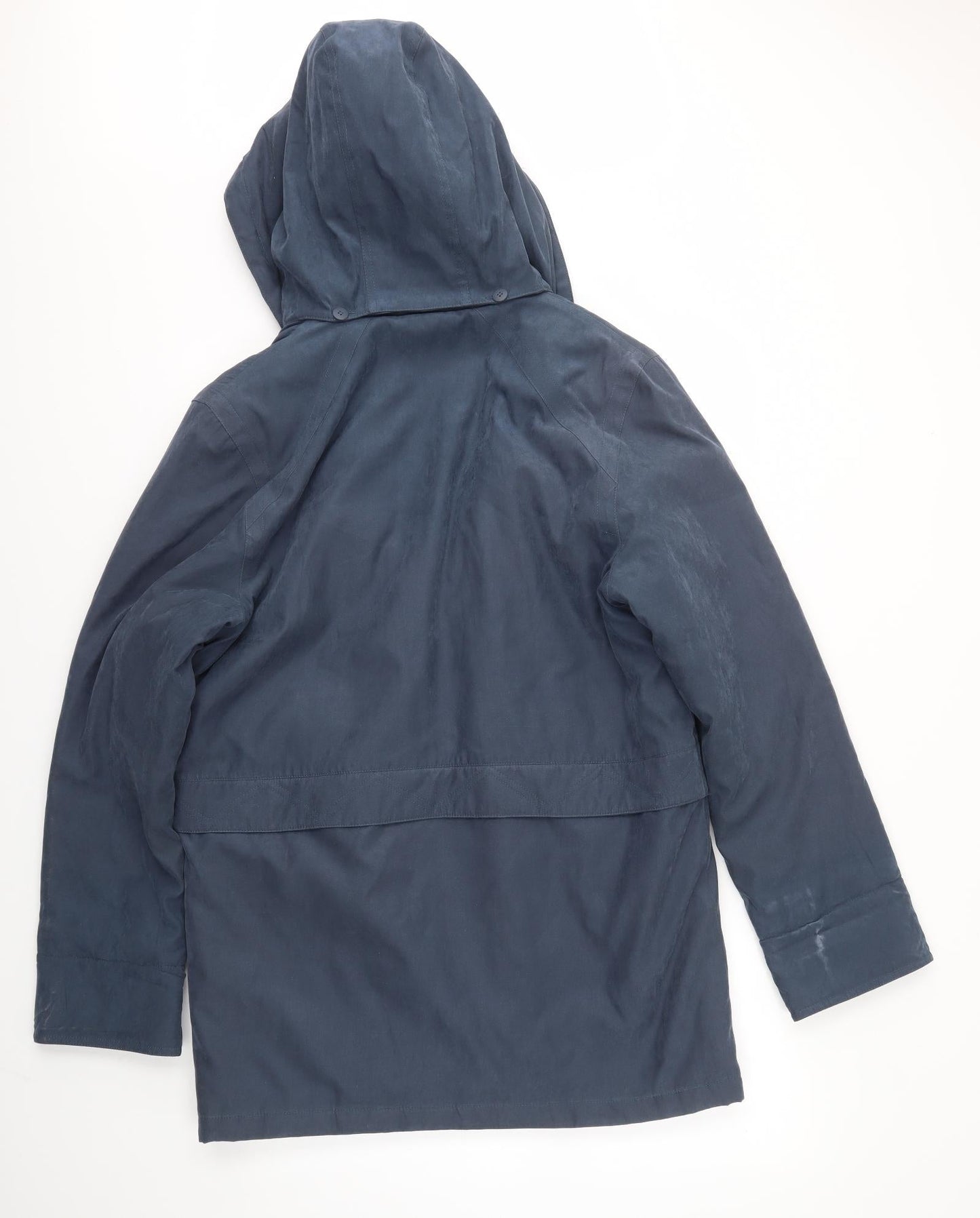 NUAGE MICRO Womens Blue   Overcoat Coat Size 10