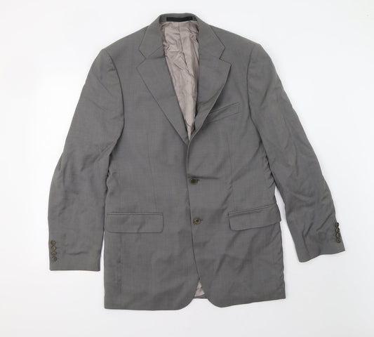 Preworn Mens Grey   Jacket Blazer Size 42