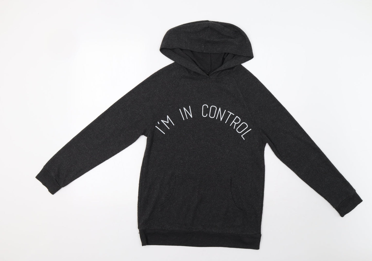 Select Womens Grey   Pullover Hoodie Size 6
