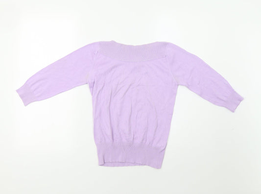 M&S Womens Purple   Pullover Jumper Size 8